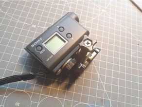 sony action cam gopro mount adapter 3d print model - Mito3D