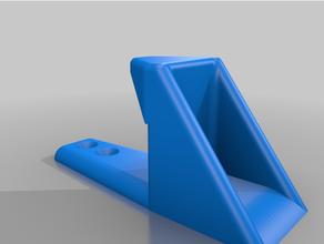 reinforced bag hook - supports wall 3d print model - Mito3D
