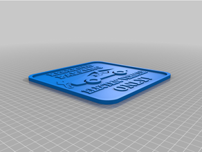 işaret ev otopark 3d print model - Mito3D