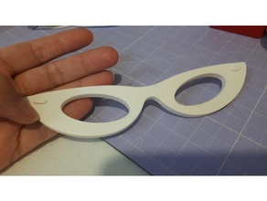raridade óculos pequeno Pônei pónei 3d print model - Mito3D