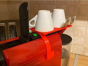 espresso machine cup holder 3d print model - Mito3D