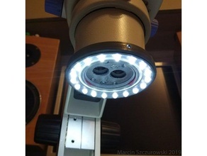 ring light delta optical stereo microscope led led light light microscope
