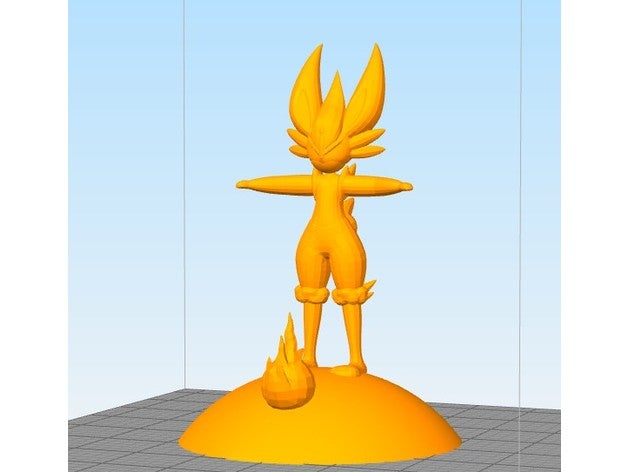 Asche Pokémon 3D print model - Mito3D