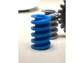 Lego técnica engranaje gusano tornillo eje 3d print model - Mito3D