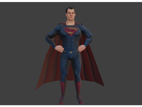 Superman dceu batterie bvs dc bandes dessinées Justice ligue 3d print model - Mito3D