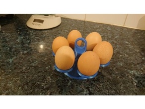 zor haşlanmış Yumurta porte Oeuf cıvata coquetier Soporte 3d print model - Mito3D