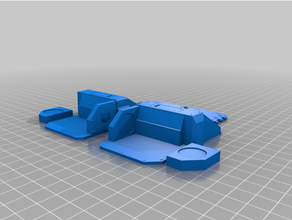 yolluk alfa Desen zemin yağmacı masaüstü araç savaş oyunları 3d print model - Mito3D