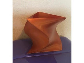 trivase spirale vase tordu mode 3d print model - Mito3D