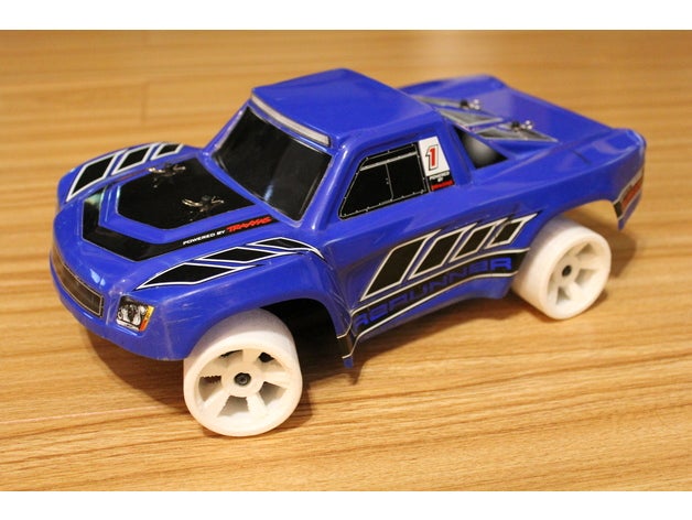 traxxas latrax prerunner teton 3d printed drift wheels rally rc tire tires 3D print model - Mito3D