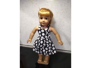 18 inch doll stand openscad 3d print model - Mito3D