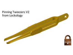 lockology pinning tweezers lock picking locksmith locksmithing locksport toool 3d print model - Mito3D