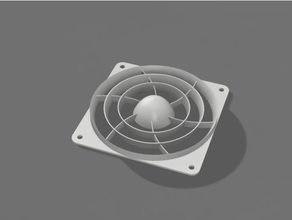 120mm Ventilator Leichentuch Grill bewachen Fall Mantel Modding pc 3d print model - Mito3D