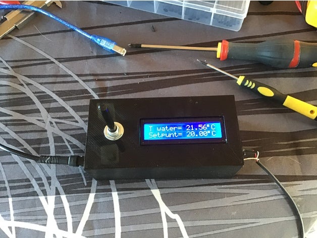 Fall Mantel Arduino uno + lcd relais 3D print model - Mito3D