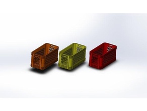 pão caixote parafuso caixa negrito civata Kutusu 3dmodel boltbox bolt civatakasas civatakutusu Dekorkasa ekmekkasas soldworks 3d print model - Mito3D