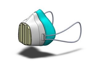 universal tpu petg respirador 3d print model - Mito3D