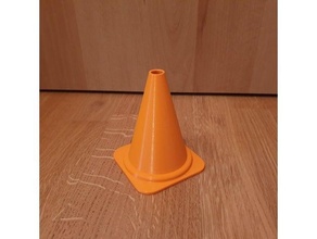 traffic cone rc track control parcour parcours racetrack radio controll controlled car remote 3d print model - Mito3D
