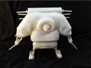 ninj4 robot blender daytoner fabuloup figure figurine katana m9e ninja samourai sculpture 3d print model - Mito3D