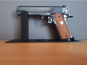 pistolet supporter poulain 1911 3d print model - Mito3D