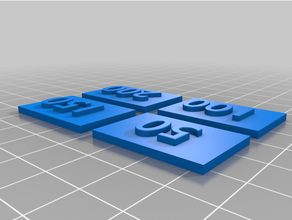 Carcassonne jogos tokens 3d print model - Mito3D