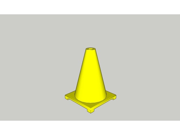 18 pouce circulation cône 3D print model - Mito3D