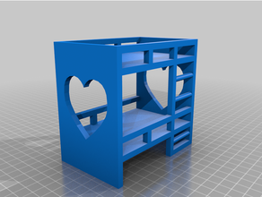 beanie boo bunk bed 3d print model - Mito3D