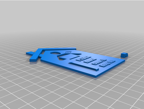 Büro Türplatte Zeichen 3d print model - Mito3D