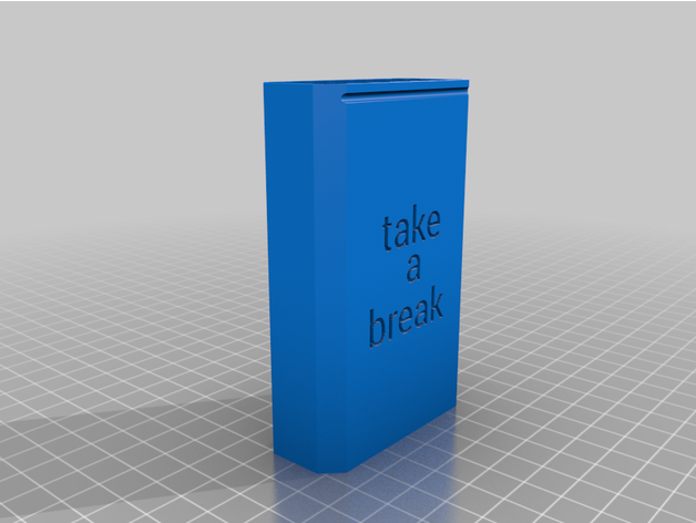 cigarett box - zigarettenbox 3D print model - Mito3D