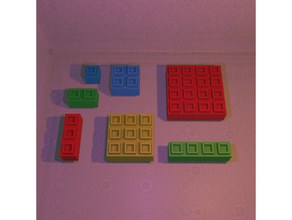 practice polygon bricks 3d print model - Mito3D