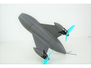 razzo drone Fai quadricottero fpv modello missilistica 3d print model - Mito3D
