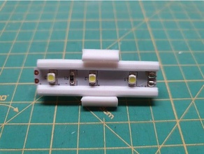 LED tira montar 3d print model - Mito3D