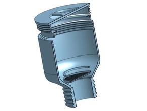 reusable gas mask filter - 40mm thread mof 3d print model - Mito3D