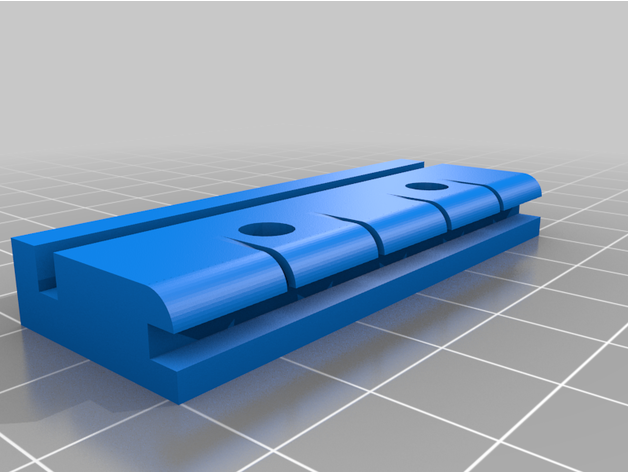 ukulélé pont soprano 3d imprimé 3D print model - Mito3D
