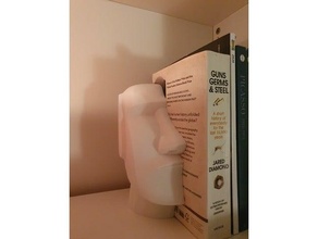 Moai kitap ayracı 3d print model - Mito3D