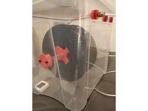 spool box filament holder moisture protection spoolbox mount storage 3d print model - Mito3D