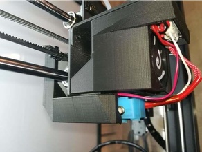 anycubic i3 mega ng cooling mod duct hotend 3d print model - Mito3D