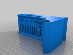 bateria distribuidor suporte Duplo decker aaa aa 3d print model - Mito3D