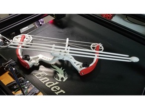 miniature compound bow quiver arrows 3d print model - Mito3D