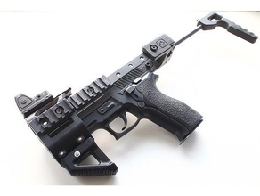 carabina equipo airsoft hundgun 3d print model - Mito3D