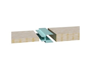 kenar bağlayıcı özelleştirilebilir hava Saç Kremi havalandırma şartlandırma yazı tahtası çift eklemek mühür kol masa pencere Odun 3d print model - Mito3D