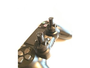 ps4 dualshock game controller gimbal extenders extender 3d print model - Mito3D