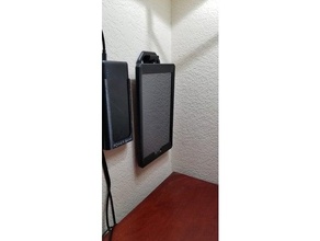 amazone tablette mur monter 101 fintie crochet languette tara tuatara 3d print model - Mito3D