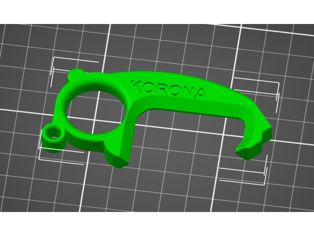 Korona krok u Akerbp adım 3D print model - Mito3D