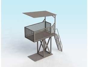 1 32 escala mariscal torre modelo espacio coche vehiculo estructura 3d print model - Mito3D