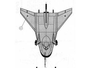mig 105 aeroespacial bastão sapato email lapot russo soviético espaço nave espacial espiral ussr 3d print model - Mito3D