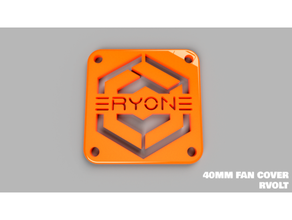 eryone thinker 40mm fan cover rvolt 3d print model - Mito3D