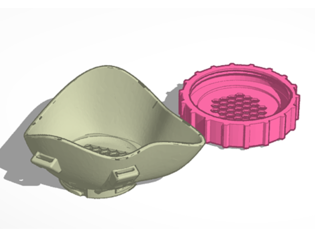 rímel compatível filtro clímax mascarar 3D print model - Mito3D