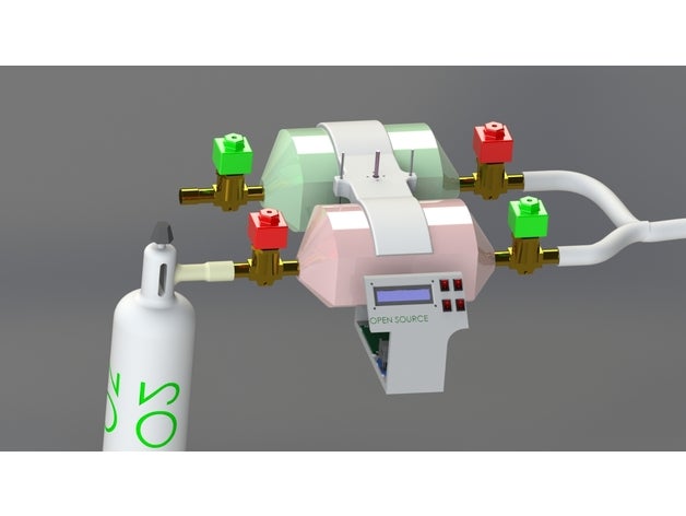 Ventilator Belüftung 3D print model - Mito3D