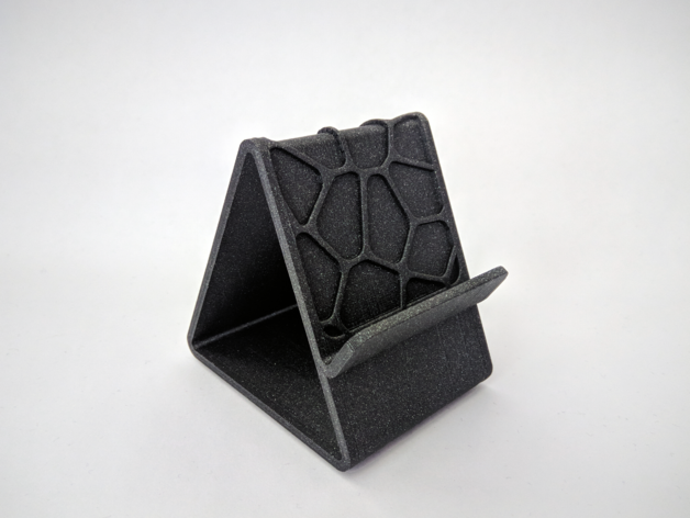 voronoi teléfono soporte 3D print model - Mito3D