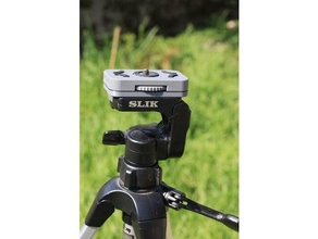 skil trípode rápido lanzamiento cámara montaje plato 35mm cuadrado v2 slik sdv30 sdv20 u8000 3d print model - Mito3D