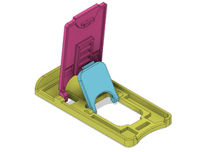 foldable phone stand fusion 360 3d print model - Mito3D